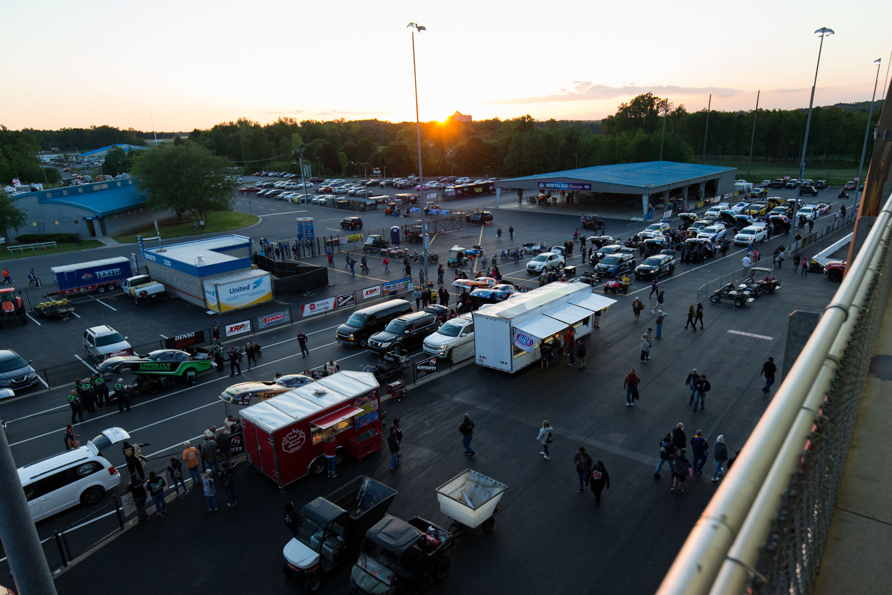 Friday action during the 2019 NGK Spark Plugs NHRA 4-Wide Nationals.